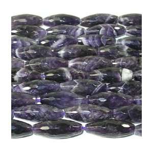  Chevron Amethyst Faceted Oval Rice Beads Arts, Crafts 
