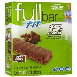  Fullbar Fit Bar Chewy Brownie, 6 ct (Quantity of 2 