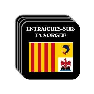   Azur   ENTRAIGUES SUR LA SORGUE Set of 4 Mini Mousepad Coasters