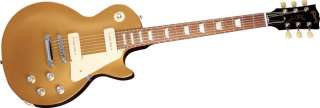 Gibson Les Paul Studio 60s Tribute Guitar P 90 Pickups Satin Gold Top 