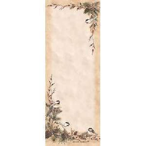  Chickadees in the Pines Magnetic List Pad