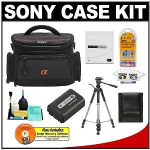  Sony Alpha LCS SC5 Digital SLR Camera Soft Carrying Case + Sony 