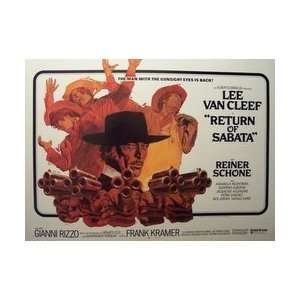  RETURN OF SABATA (HALF SHEET) Movie Poster