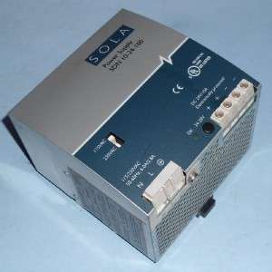 SOLA ELECTRIC 24V 10A DC POWER SUPPLY SDN 10 24 100  