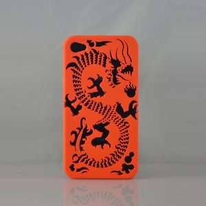   Chinese Dragon Pattern Hard Case Cover for Iphone 4g Cell Phones