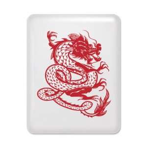  iPad Case White Chinese Dancing Dragon 