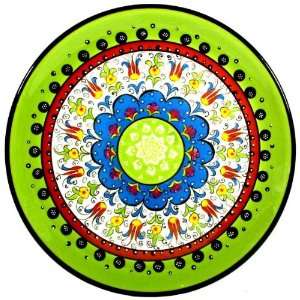 Small Chini Plate for Decoration   Light Green 