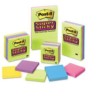  Post it Notes Super Sticky Pads in Ultra Colors MMM5845 