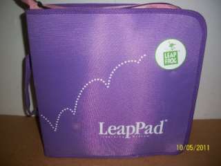 LEAP FROG, LeapPad LEARNING SYSTEM/12 BOOKS & CARRY CASE, EDUCATIONAL 