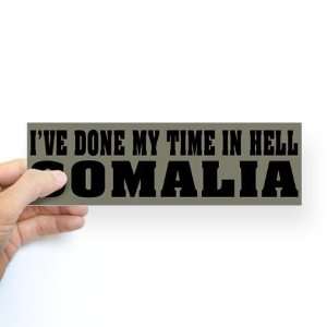  Somalia Hell Military Bumper Sticker by  Arts 