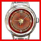 chartres labyrinth round charm wrist watch new 31051075 returns 