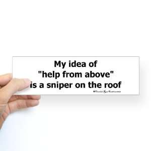  Sniper Gun Bumper Sticker by  Arts, Crafts 
