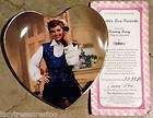 love lucy lucille ball chatterbox lucy heart plate expedited