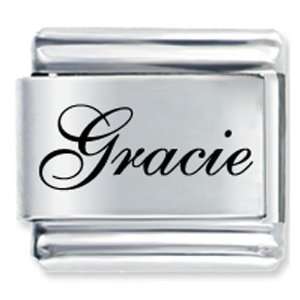  Edwardian Script Font Name Gracie Italian Charm Pugster Jewelry