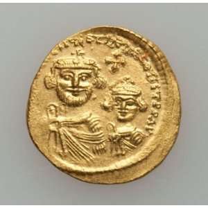  Heraclius 610641 AV solidus 447 gm Constantinople ca 