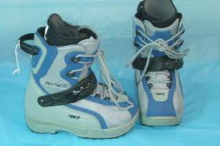 NEW Womens K2 Sector Clicker SNOWBOARD BOOTS *NOS Size 6 Grey  