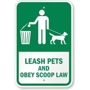  Leash Pets And Obey Scoop Law (with Graphic) Diamond Grade 