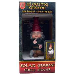  Solar Gnome Sitter   Zelda Patio, Lawn & Garden