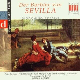 Barber of Seville by Rossini, Putz, Schreier and Suitner ( Audio CD 