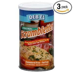 Deb El Scramblettes Dry Egg Mix, 3 Ounce (Pack of 3)  