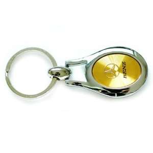  Benz Oval Key Chain Gold