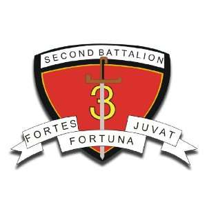  US Marine 2nd Battalion 3rd Marine Regiment Decal Sticker 
