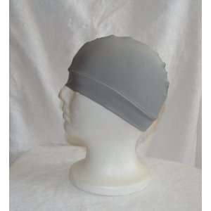    Gray Dome Hat   Spandex Wave Builder Du rag Cap