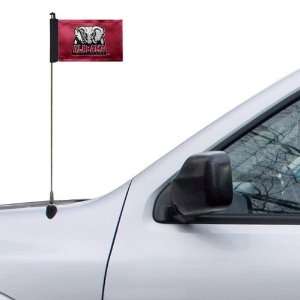  Alabama Crimson Tide 4 x 5.5 Crimson Car Antenna Flag 