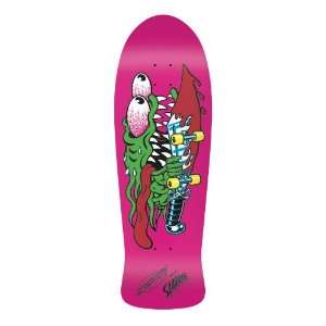  Santa Cruz Skate Slasher Hot Pink Reissue Deck, 31 x 10 