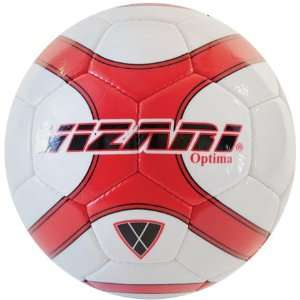   Optima II TPU Match Soccer Balls NFHS WHITE/RED 4