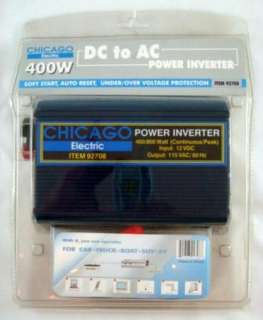 New Chicago Electric Power Inverter 400/800 DC to AC  