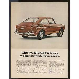   Fastback Sedan Ugly Things Dent Print Ad (8840)