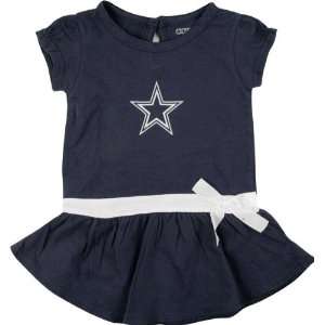  Dallas Cowboys Toddler Navy Merry Go Round Dress Sports 