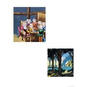  Illustrations For Snow White and the Seven Dwarfs Art 