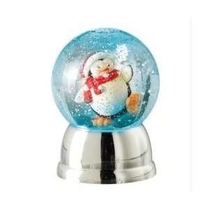   Color Changing Rotating Penguin Christmas Snow Globe