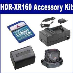  Sony HDR XR160 Camcorder Accessory Kit includes SDM 109 