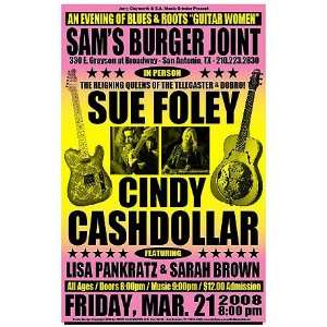  Sue Foley & Cindy Cashdollar Live in San Antonio, TX (3/21 