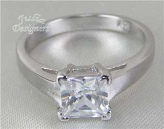 ct Princess Cut Engagement/Wedding Ring, Size 5  
