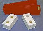 100 2x 2 Cardboard Mylar Coin Holders Pennies & Box