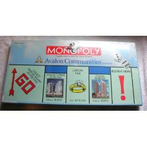  Avalon Communities Edition Monopoly Toys & Games