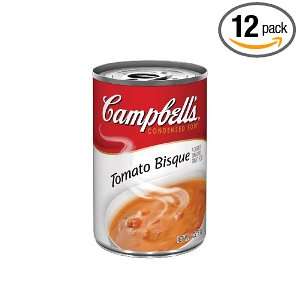 Campbells Red & White Tomato Bisque, 11 Ounce Cans (Pack of 12)