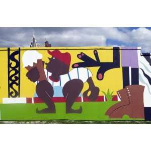  Cityscape Poster   Mural Baltimore Maryland 24 X 16 