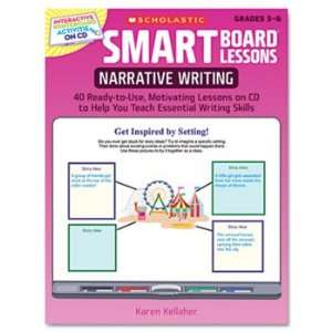  SMART Board Lessons with CD, Writing, Grades 3 6, 48 pages 