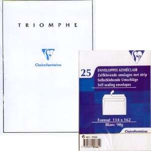  Clairefontaine Ruled Writing Paper with Envelopes Office 