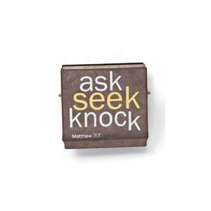  Ask Seek Knock Metal Magnet Chip Clip