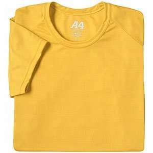   Womens Cooling Performance Crew Shirts Gold/Small