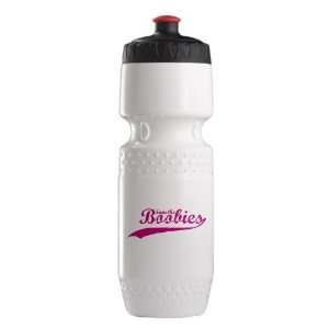 Trek Water Bottle Wht BlkRed Cancer Save the Boobies Breast Cancer 