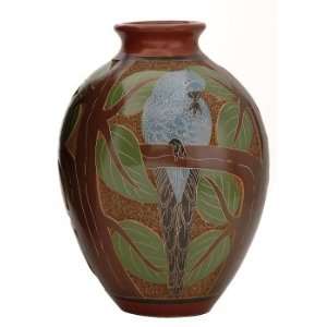  Small Blue Parrot Vase