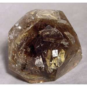 Smokey Quartz Polished Elestial Enhydro Crystal Brazil 