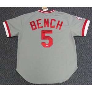  Johnny Bench Autographed Jersey   Sale Mitchell & Ness 